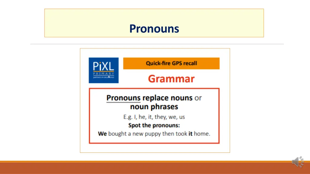 pronouns