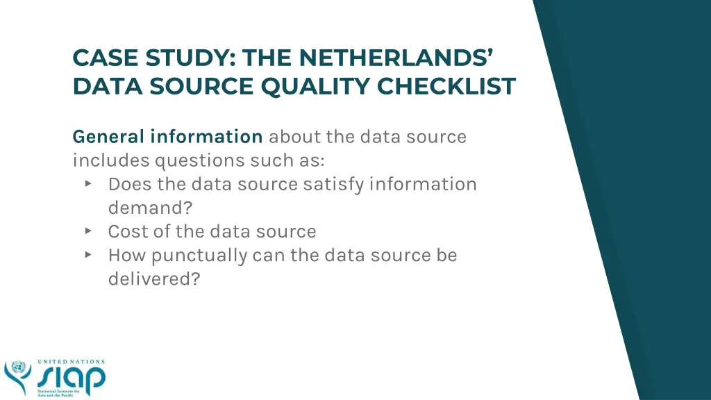 case study the netherlands data source quality 1