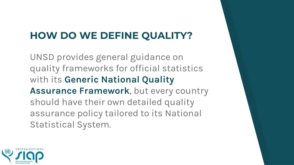 how do we define quality 1