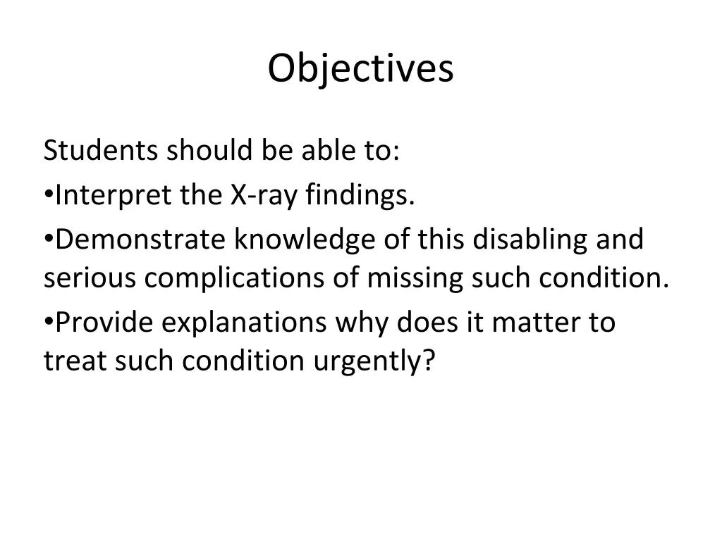 objectives 3