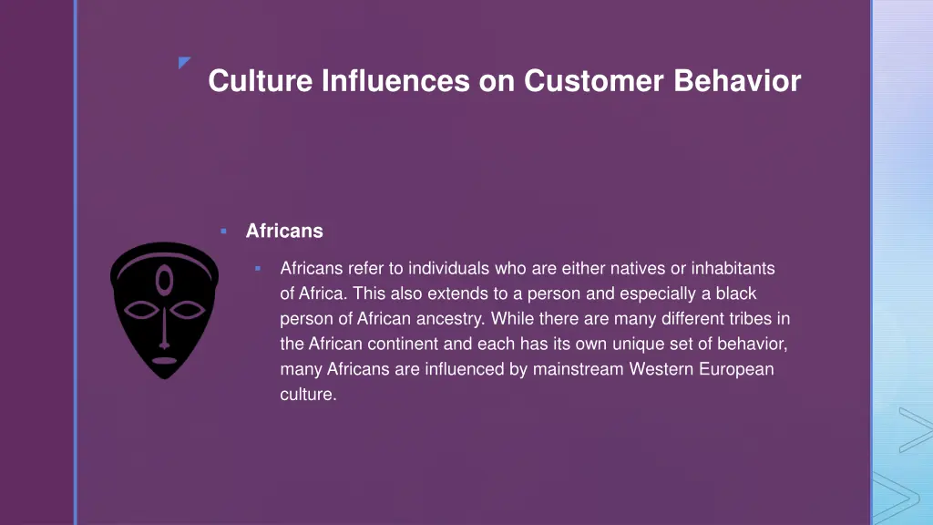 culture influences on customer behavior