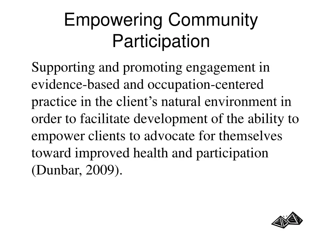 empowering community participation