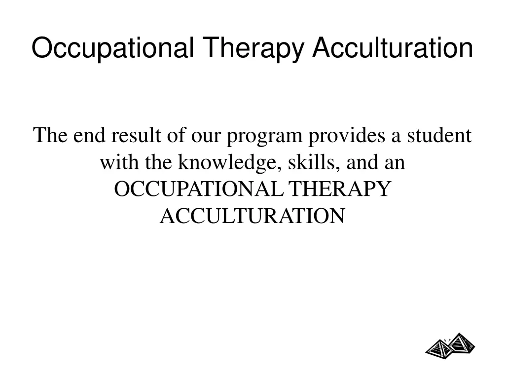 occupational therapy acculturation