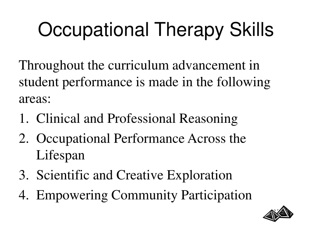 occupational therapy skills