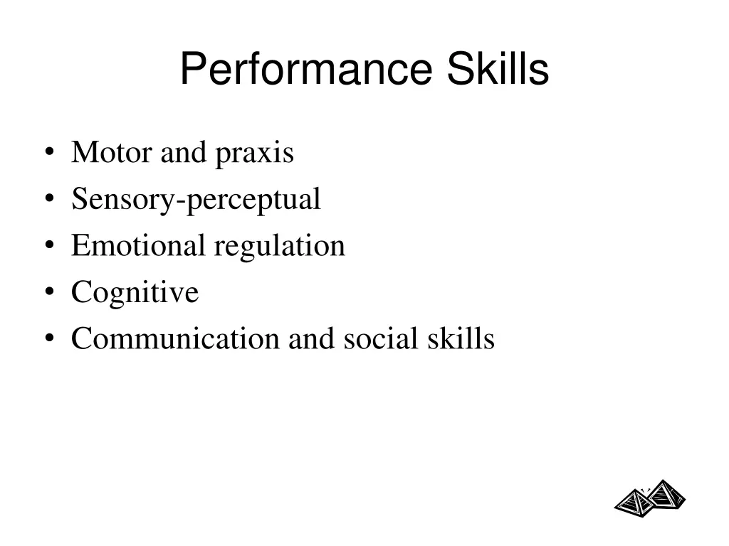 performance skills