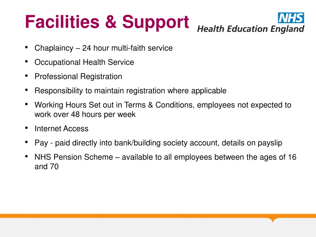 facilities support