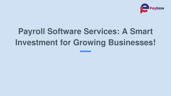 payroll software services a smart investment