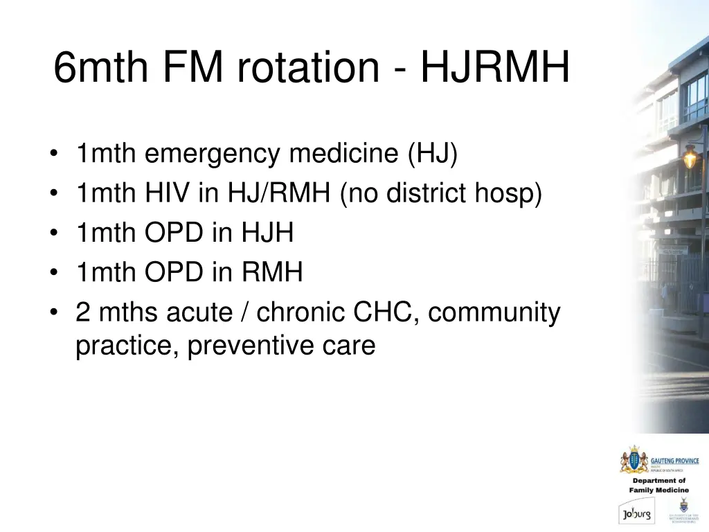 6mth fm rotation hjrmh