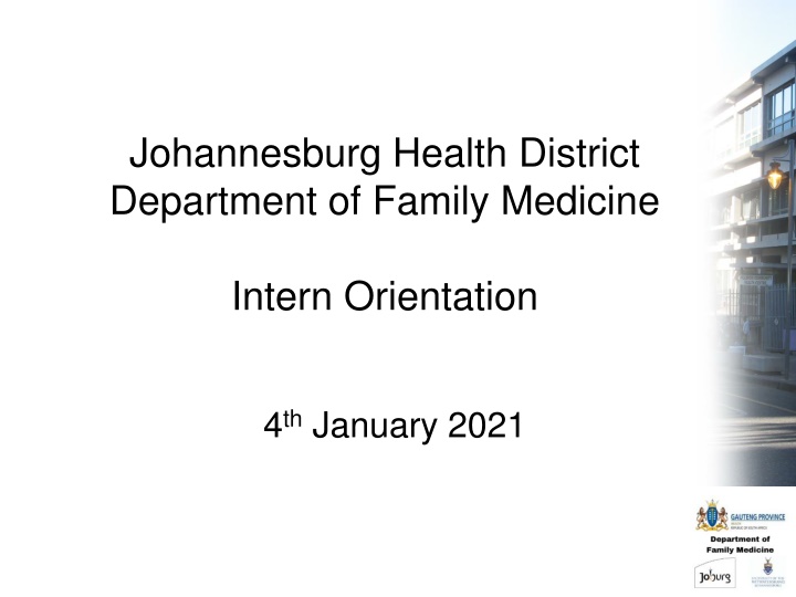 johannesburg health district department of family