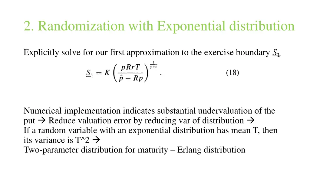 2 randomization with exponential distribution 3