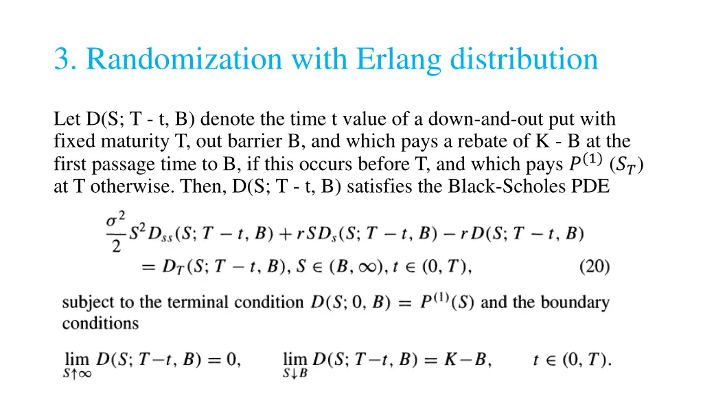 3 randomization with erlang distribution 2