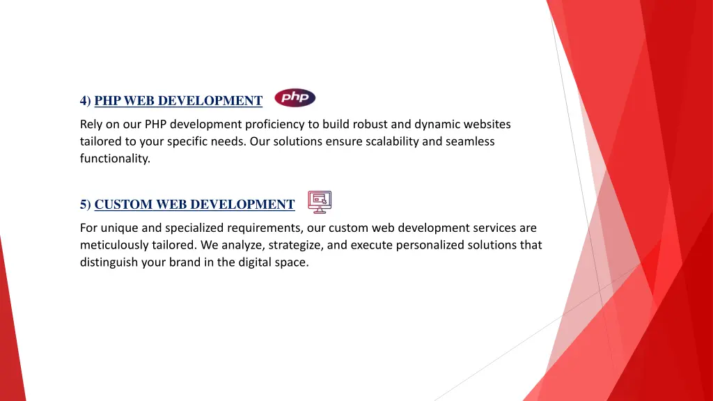 4 php web development