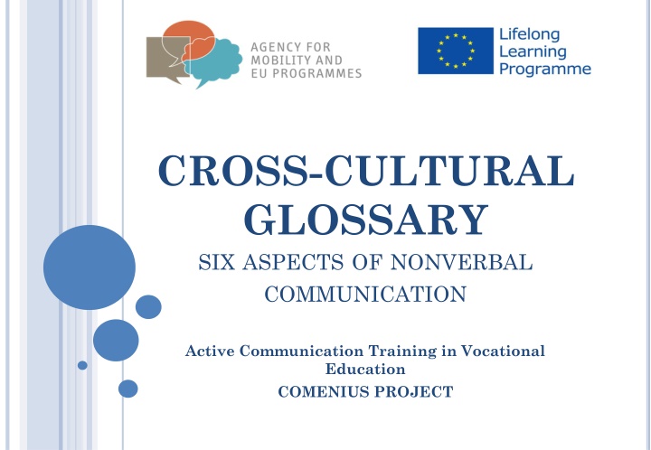 cross cultural glossary six aspects of nonverbal