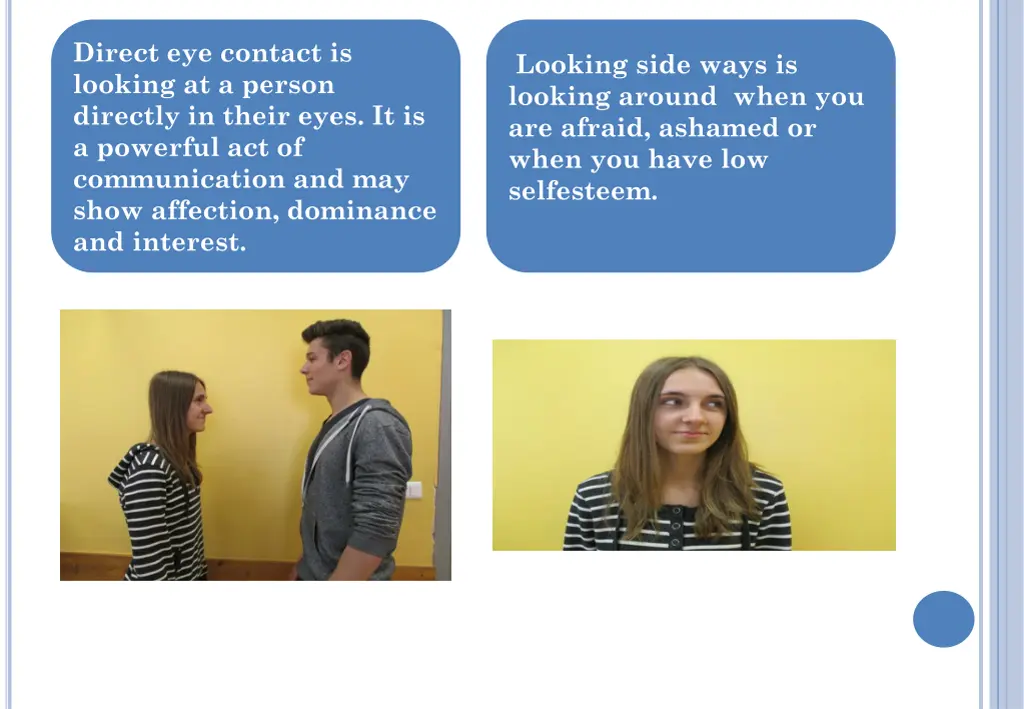 direct eye contact is looking at a person