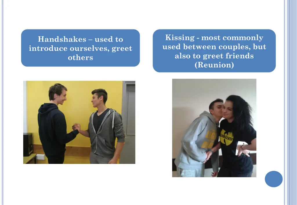 kissing most commonly used between couples