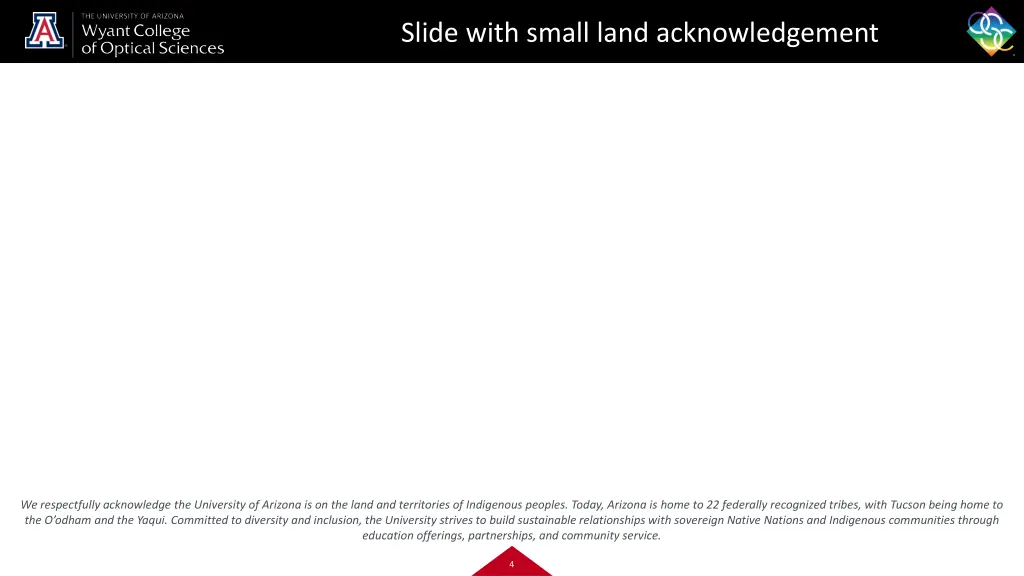 slide with small land acknowledgement