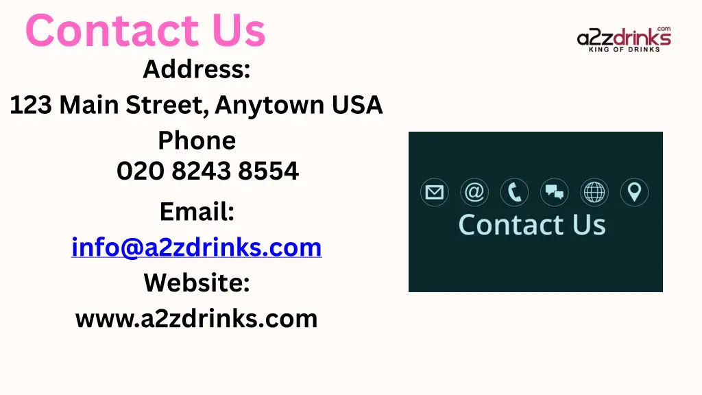 contact us address 123 main street anytown