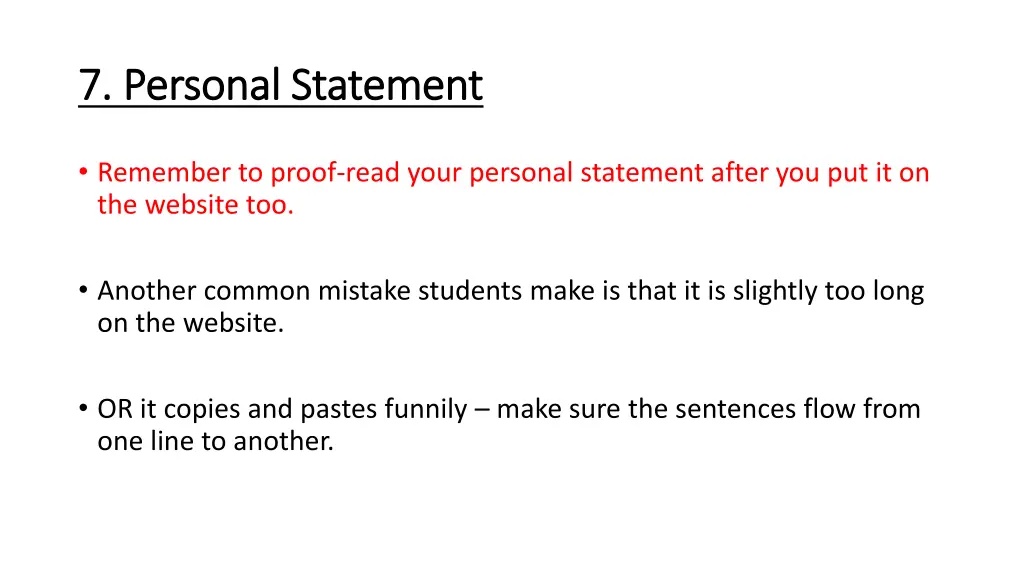 7 personal statement 7 personal statement