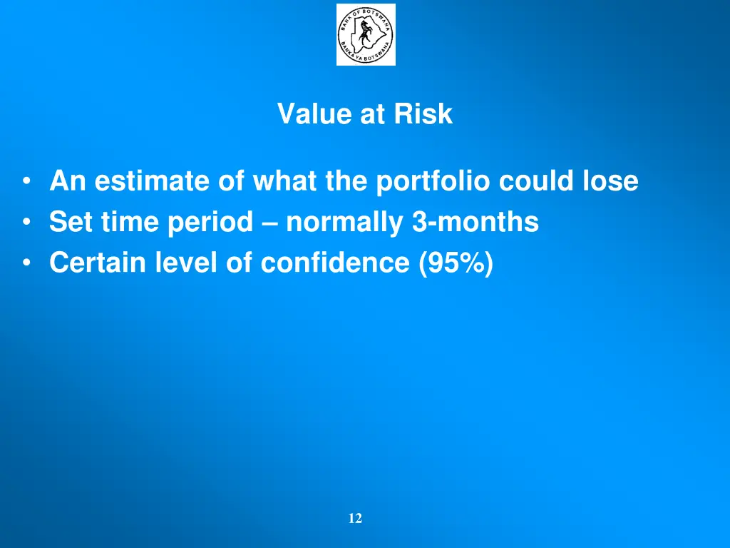 value at risk