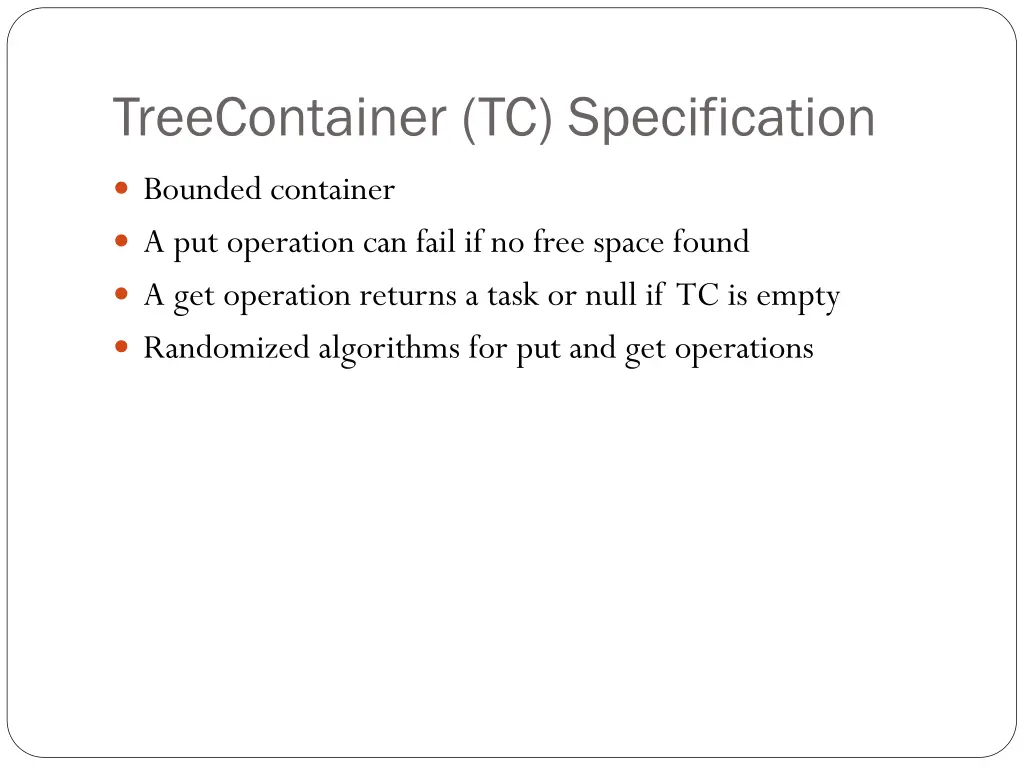 treecontainer tc specification