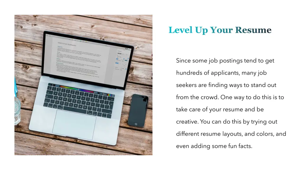 level up your resume