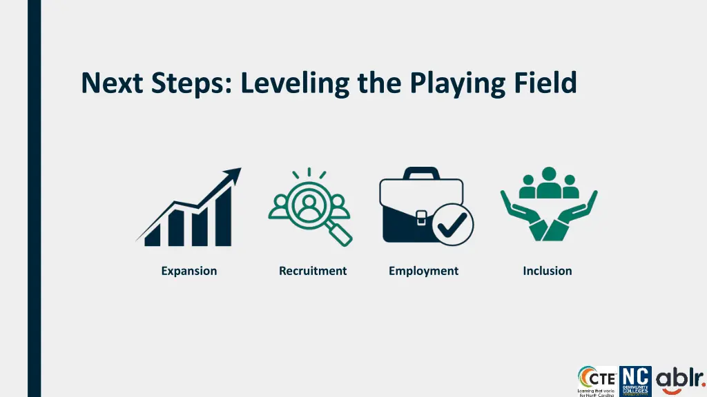 next steps leveling the playing field