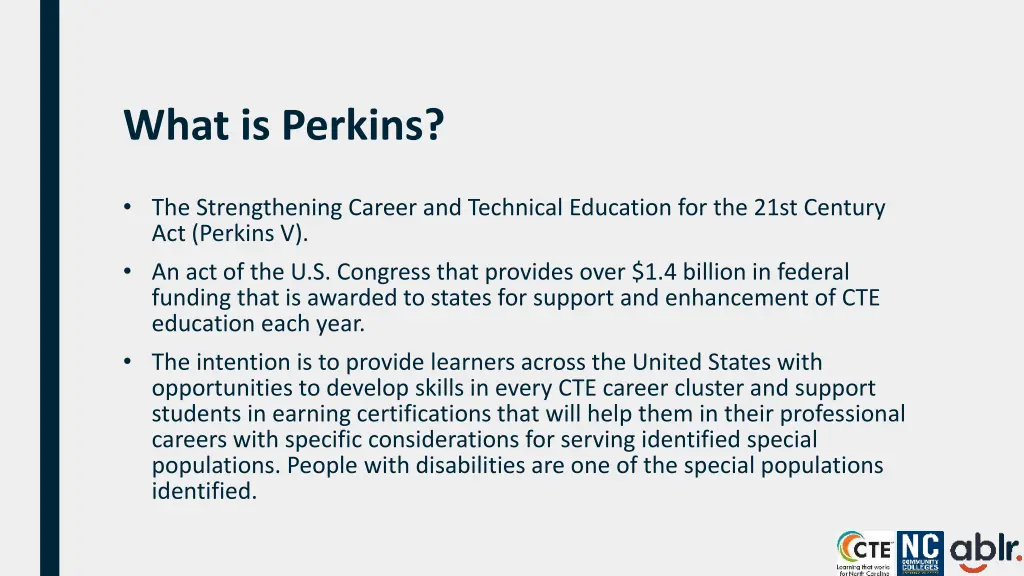 what is perkins