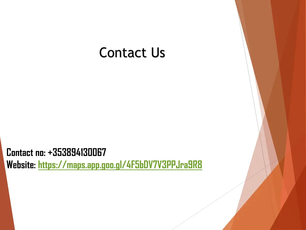 contact us