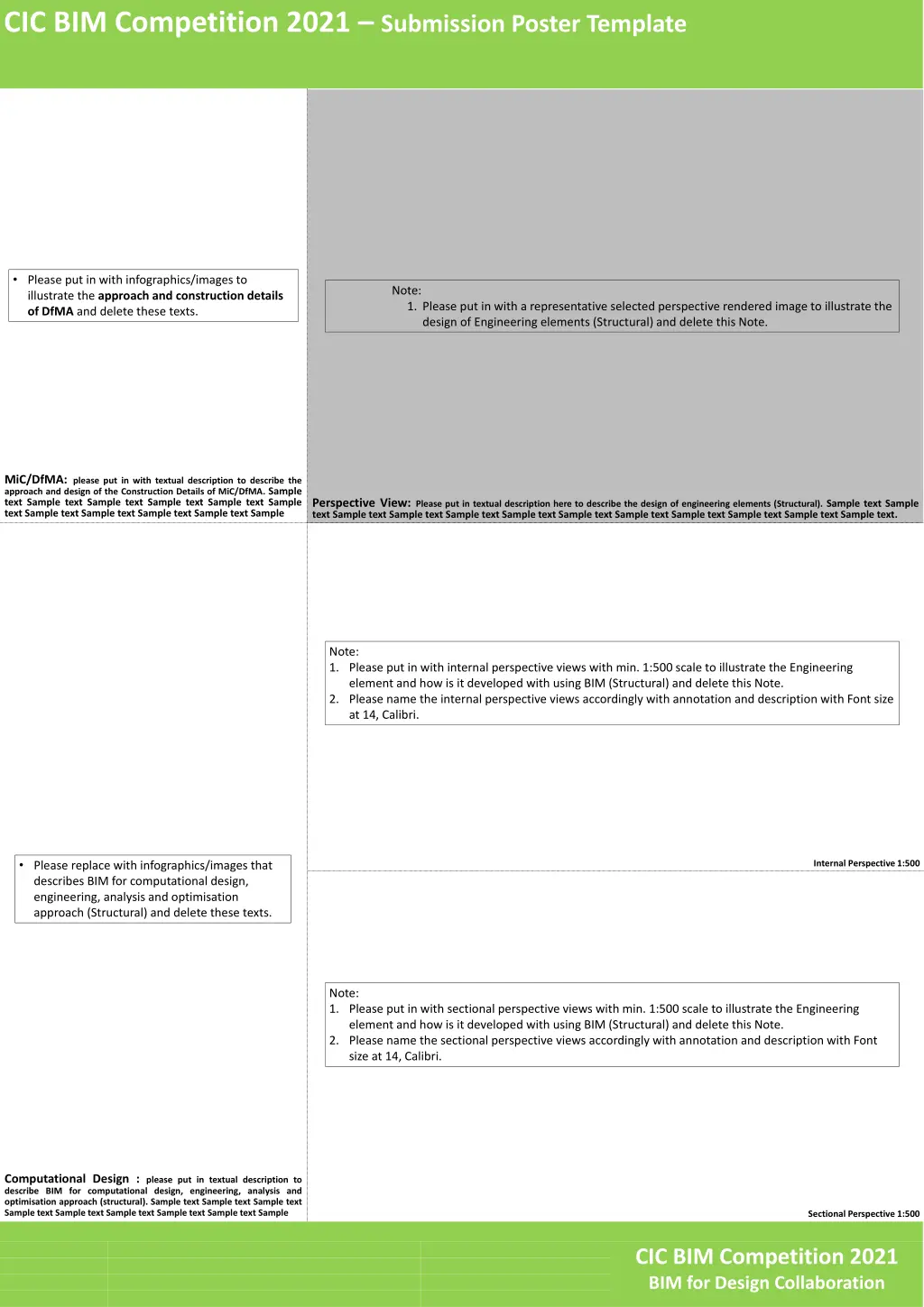 cic bim competition 2021 submission poster 2