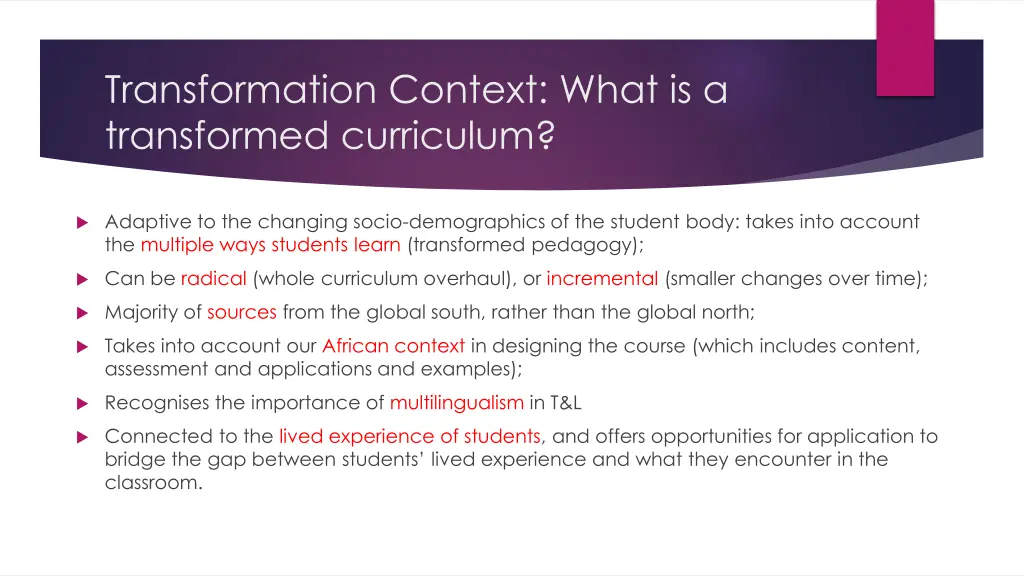 transformation context what is a transformed