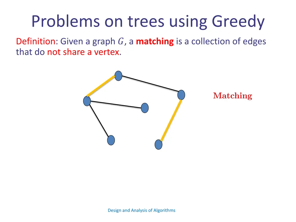 problems on trees using greedy 1