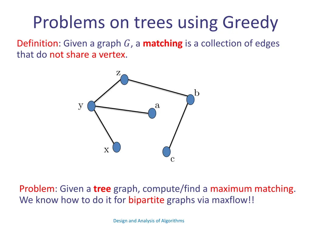 problems on trees using greedy 4