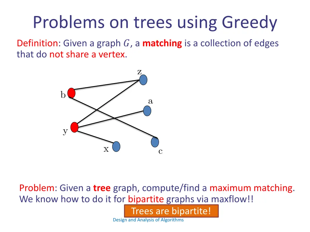 problems on trees using greedy 5