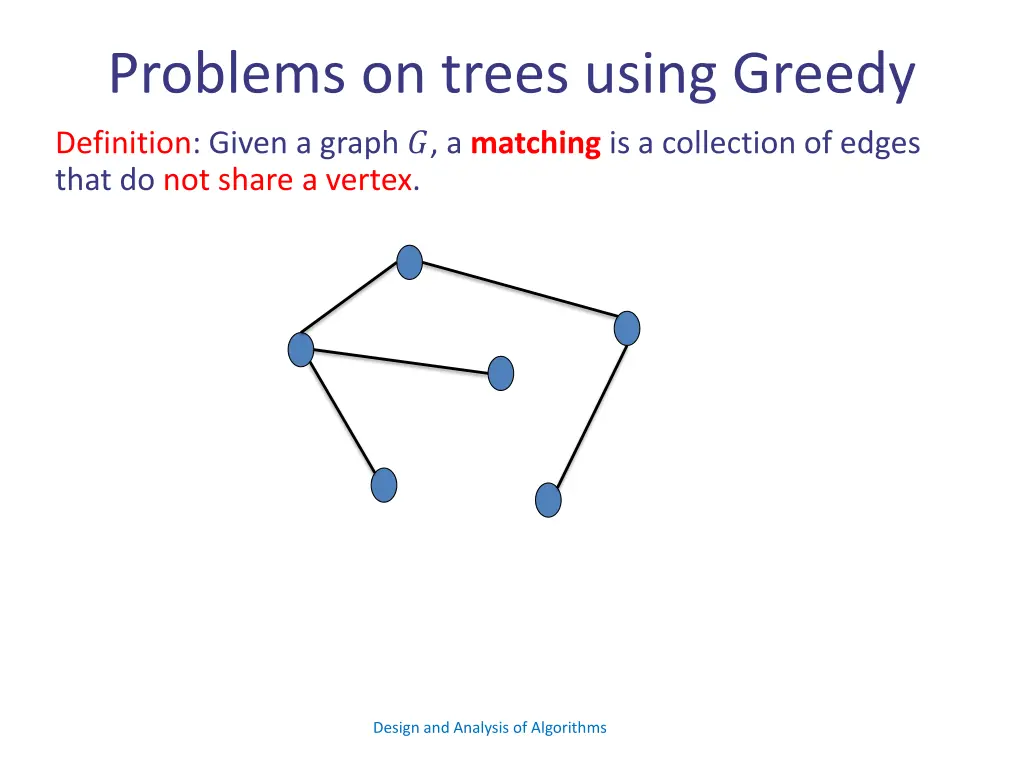 problems on trees using greedy