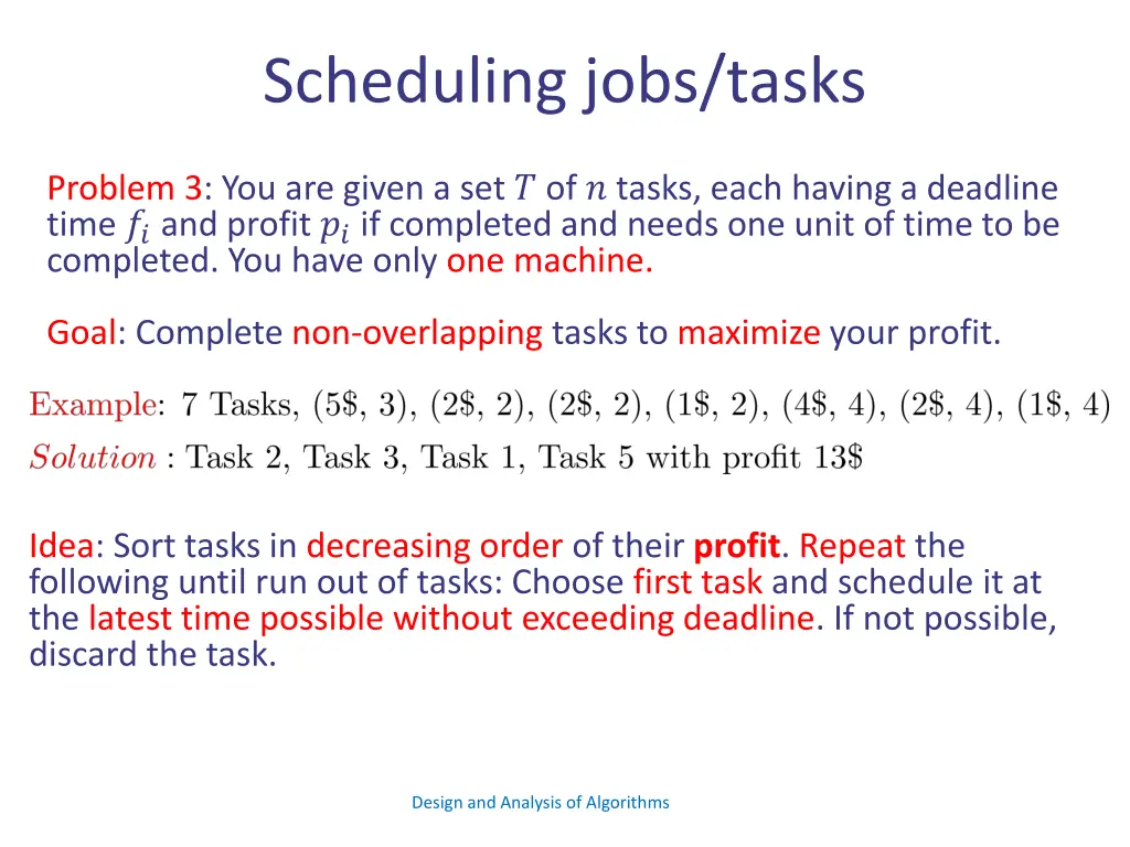 scheduling jobs tasks 10