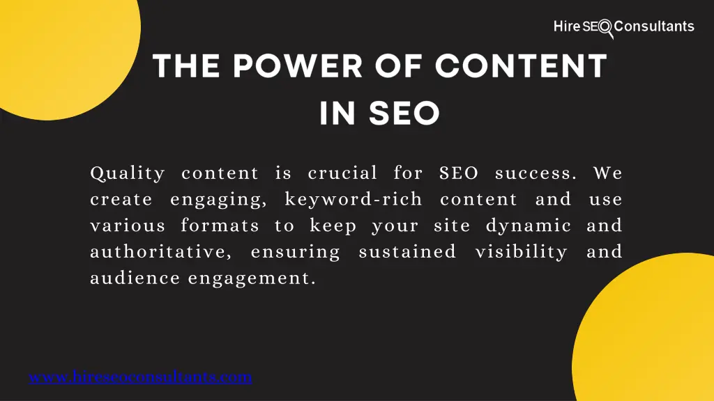 quality content is crucial for seo success