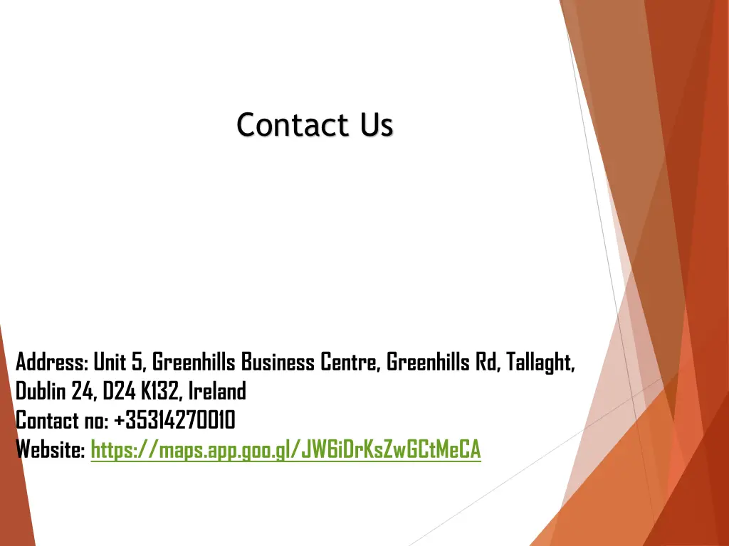 contact us