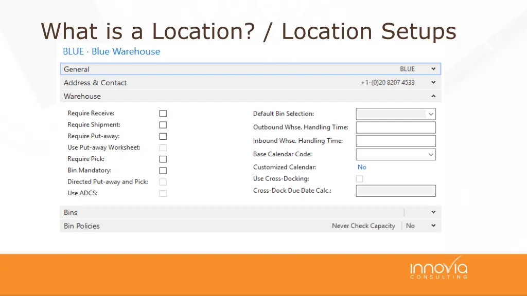 what is a location location setups