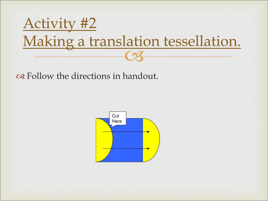 activity 2 making a translation tessellation