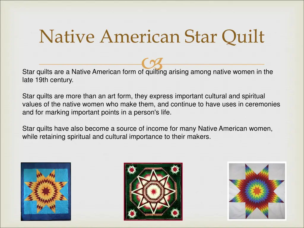 native american star quilt