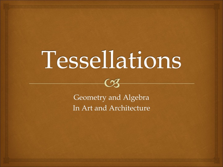 tessellations