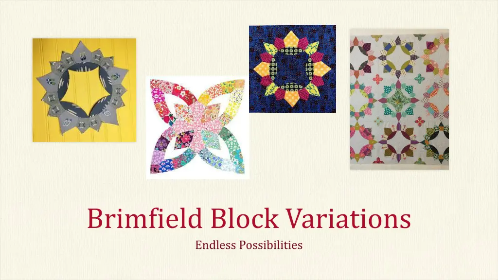 brimfield block variations