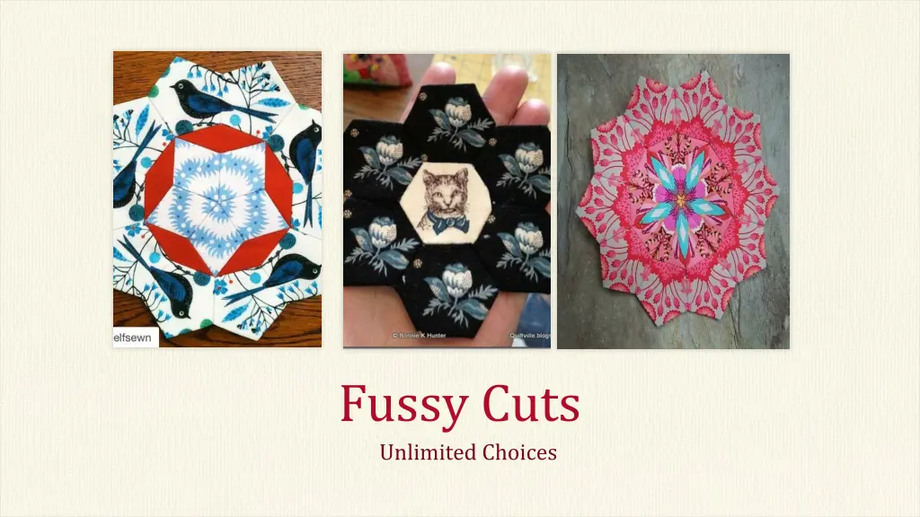 fussy cuts unlimited choices