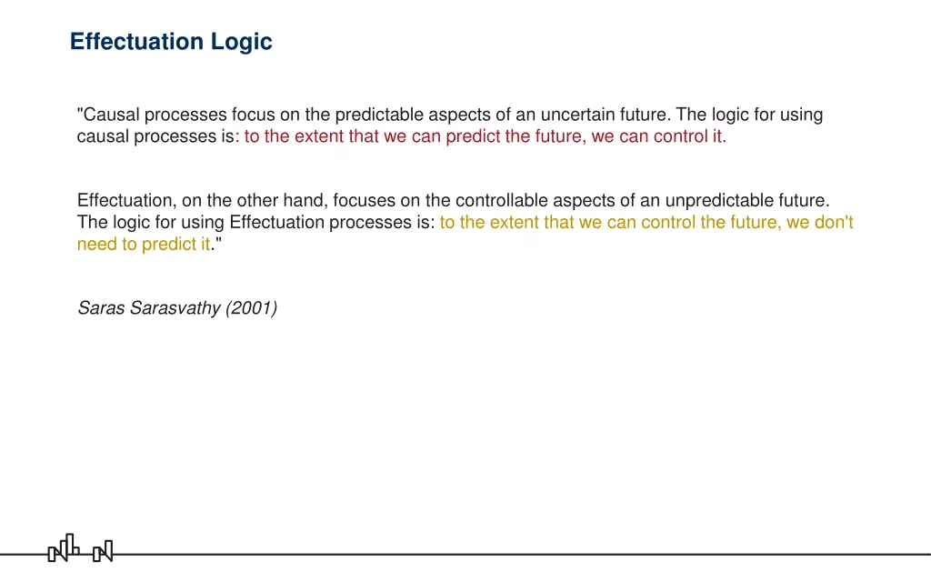 effectuation logic