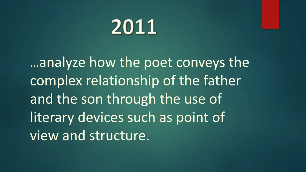 analyze how the poet conveys the complex