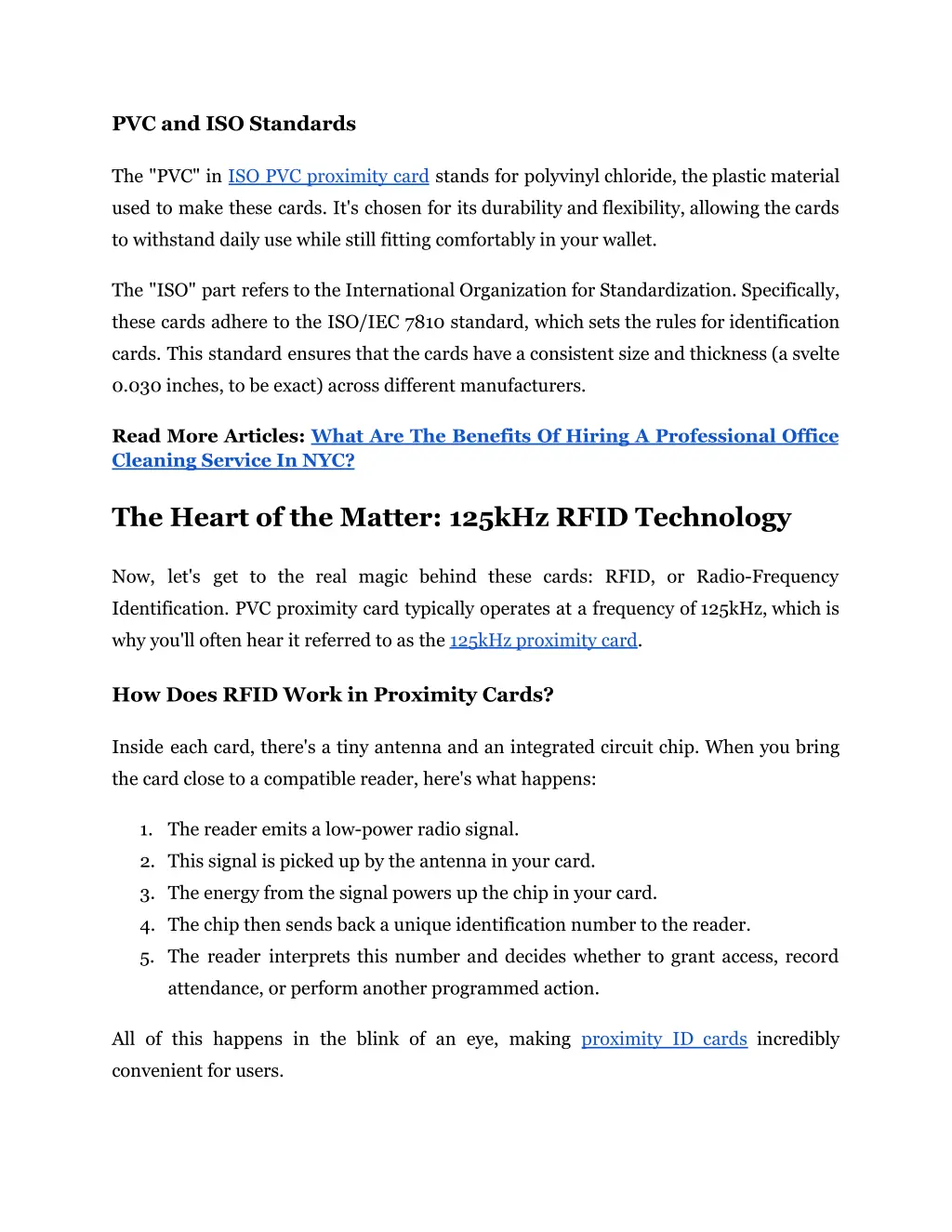 pvc and iso standards