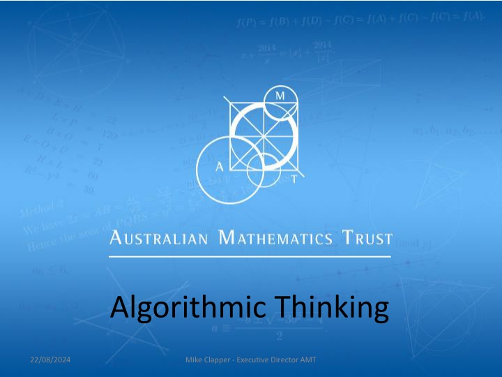 algorithmic thinking