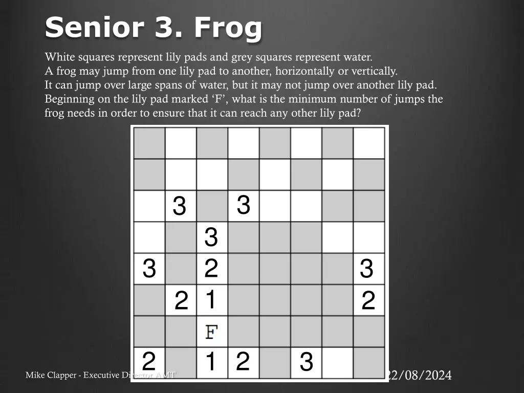 senior 3 frog 3