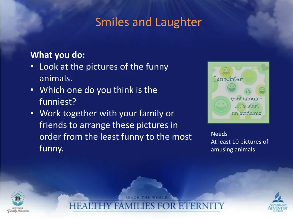 smiles and laughter