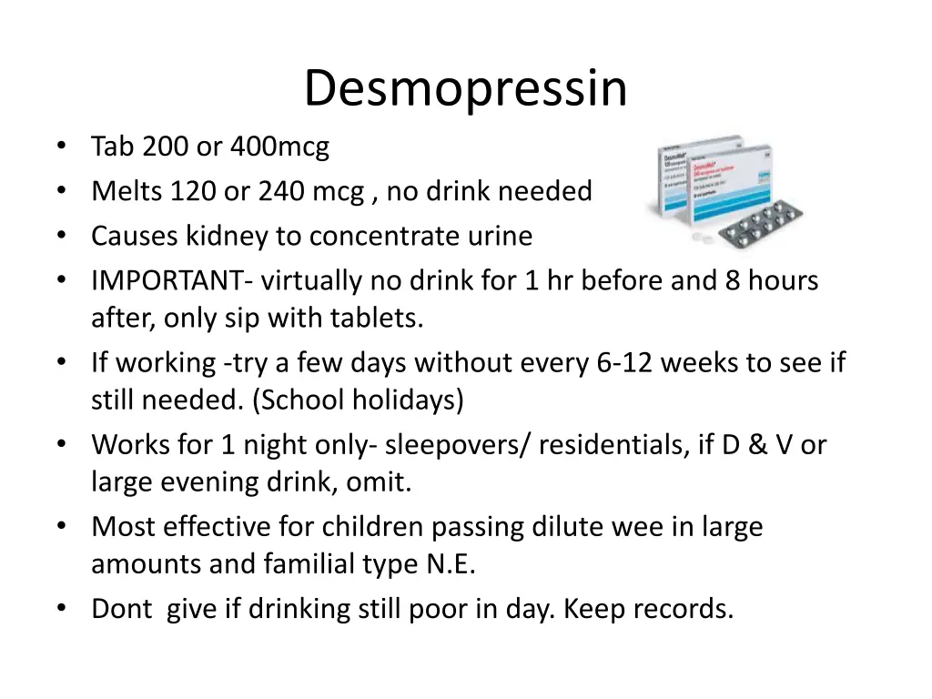 desmopressin